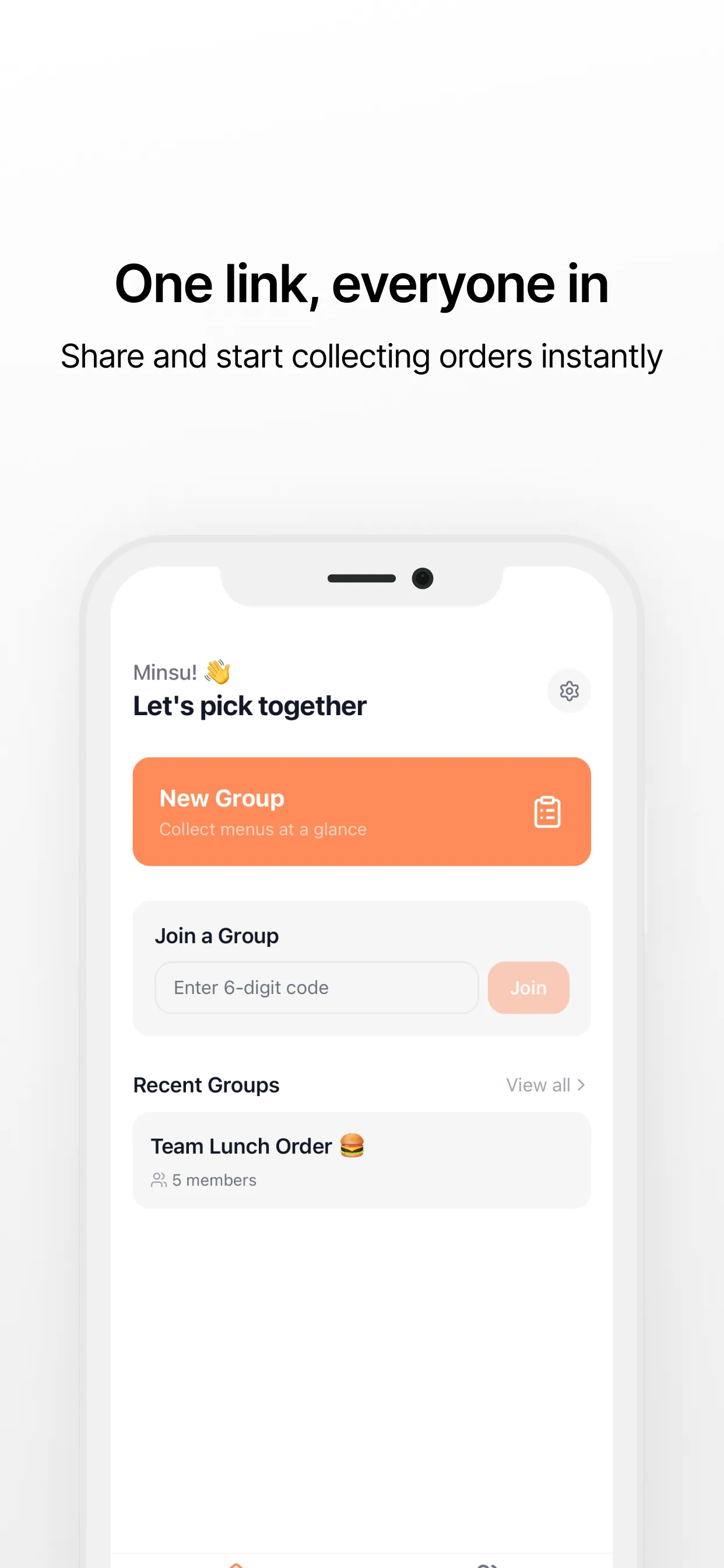 Orderly - Easy Group Orders screenshot 1