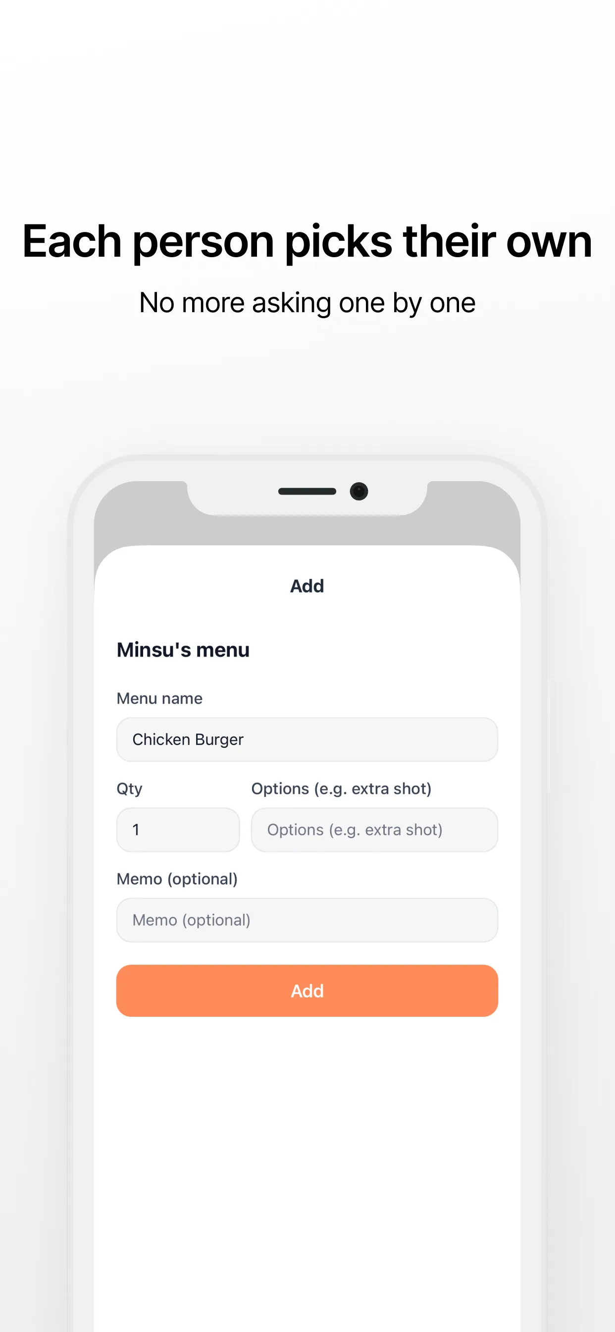 Orderly - Easy Group Orders screenshot 2