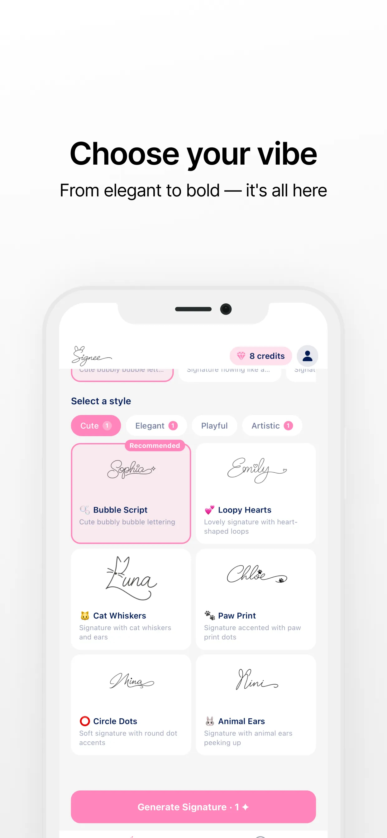 Signee - Your Signature Style screenshot 2